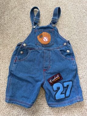 Vintage Baseball Shortalls